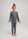 Reima Kinsei Merino-Lyocell-Funktionsunterwäsche Set Kinder - Melange grey - Ansicht 10