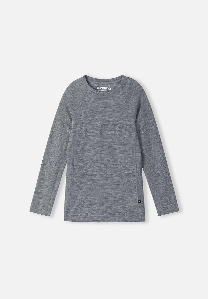 Reima Kinsei Merino-Lyocell-Funktionsunterwäsche Set Kinder - Melange grey - Ansicht 3