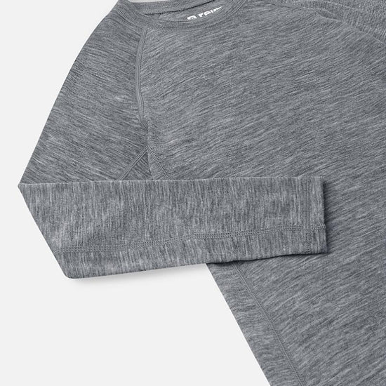 Reima Kinsei Merino-Lyocell-Funktionsunterwäsche Set Kinder - Melange grey - Ansicht 5