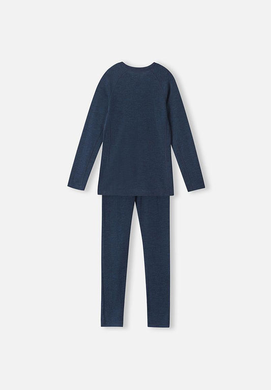 Reima Kinsei Merino-Lyocell-Funktionsunterwäsche Set Kinder - Navy - Ansicht 2