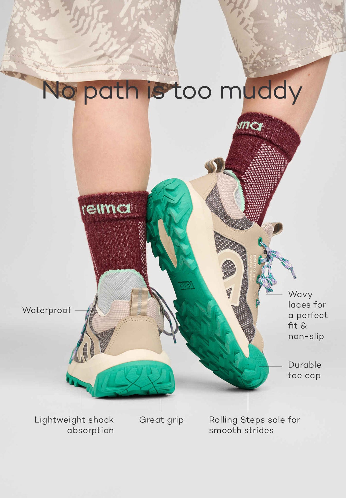 Reima Kulkuri Low ReimaTec Wanderschuhe Kinder - Wanderschuhe bei PeakStyle