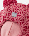 Reima Kuuraan Merino-Balaclava Kinder – Rose Blush – Detailansicht