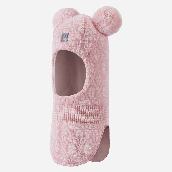 Reima Kuuraan Merino-Balaclava Kinder – Pale Rose – Packshot Vorderansicht