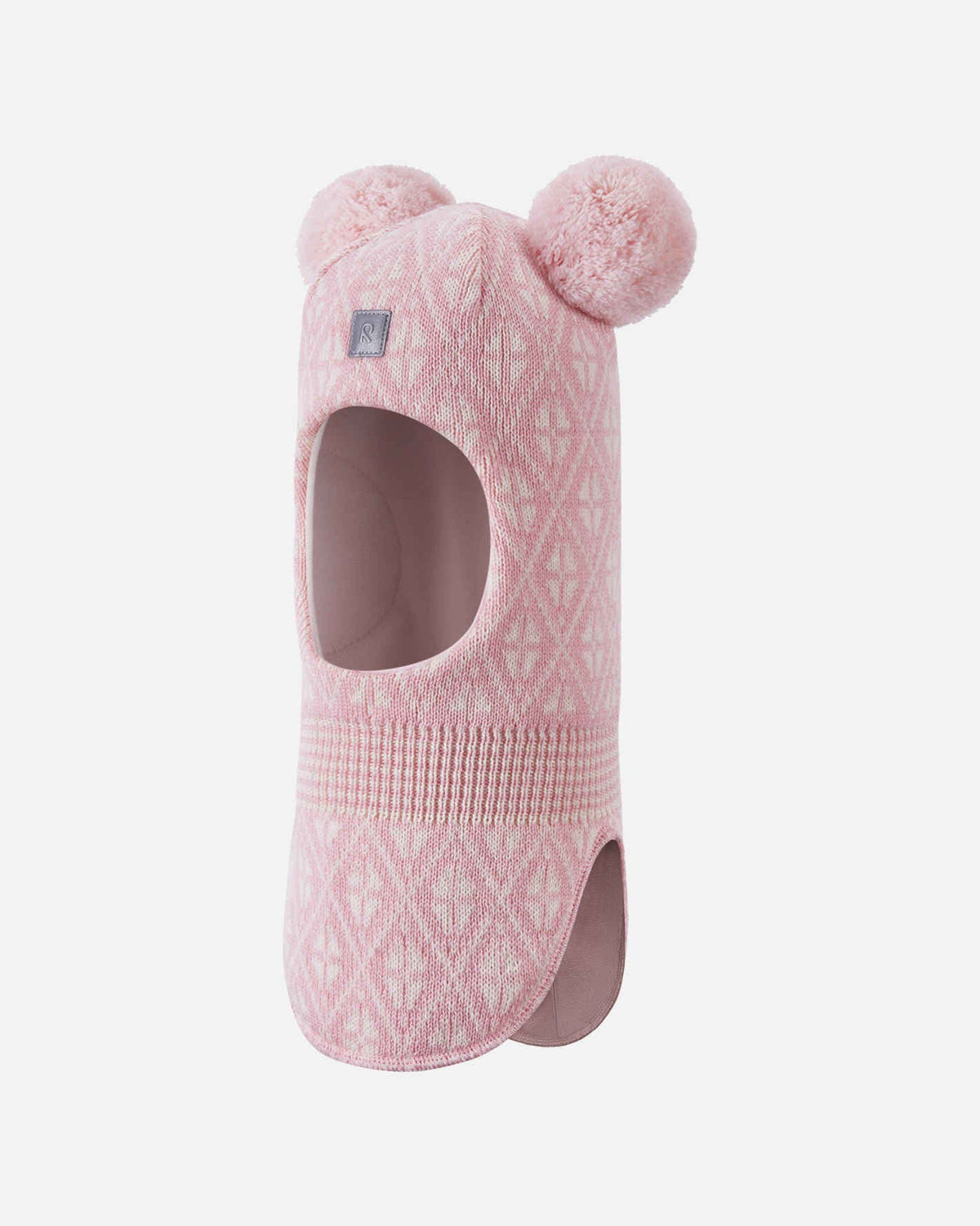 Reima Kuuraan Merino-Balaclava Kinder – Pale Rose – Packshot Vorderansicht