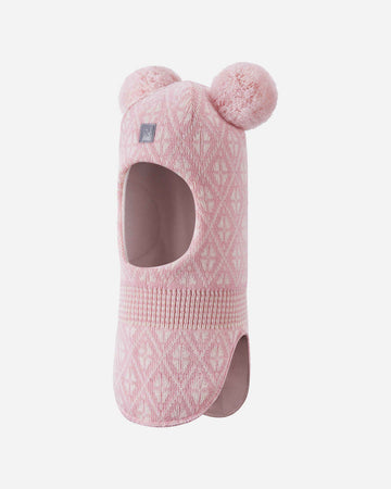 Reima Kuuraan Merino-Balaclava Kinder – Pale Rose – Packshot Vorderansicht