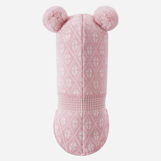 Reima Kuuraan Merino-Balaclava Kinder – Pale Rose – Packshot Rückansicht