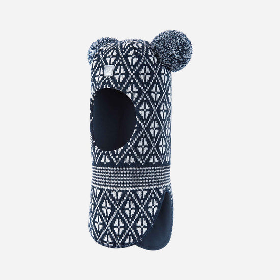 Reima Kuuraan Merino-Balaclava Kinder – Navy – Packshot Seitenansicht