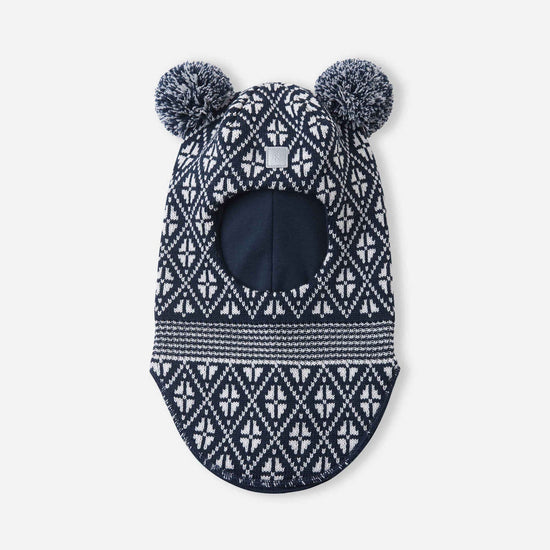 Reima Kuuraan Merino-Balaclava Kinder – Navy – Detailansicht