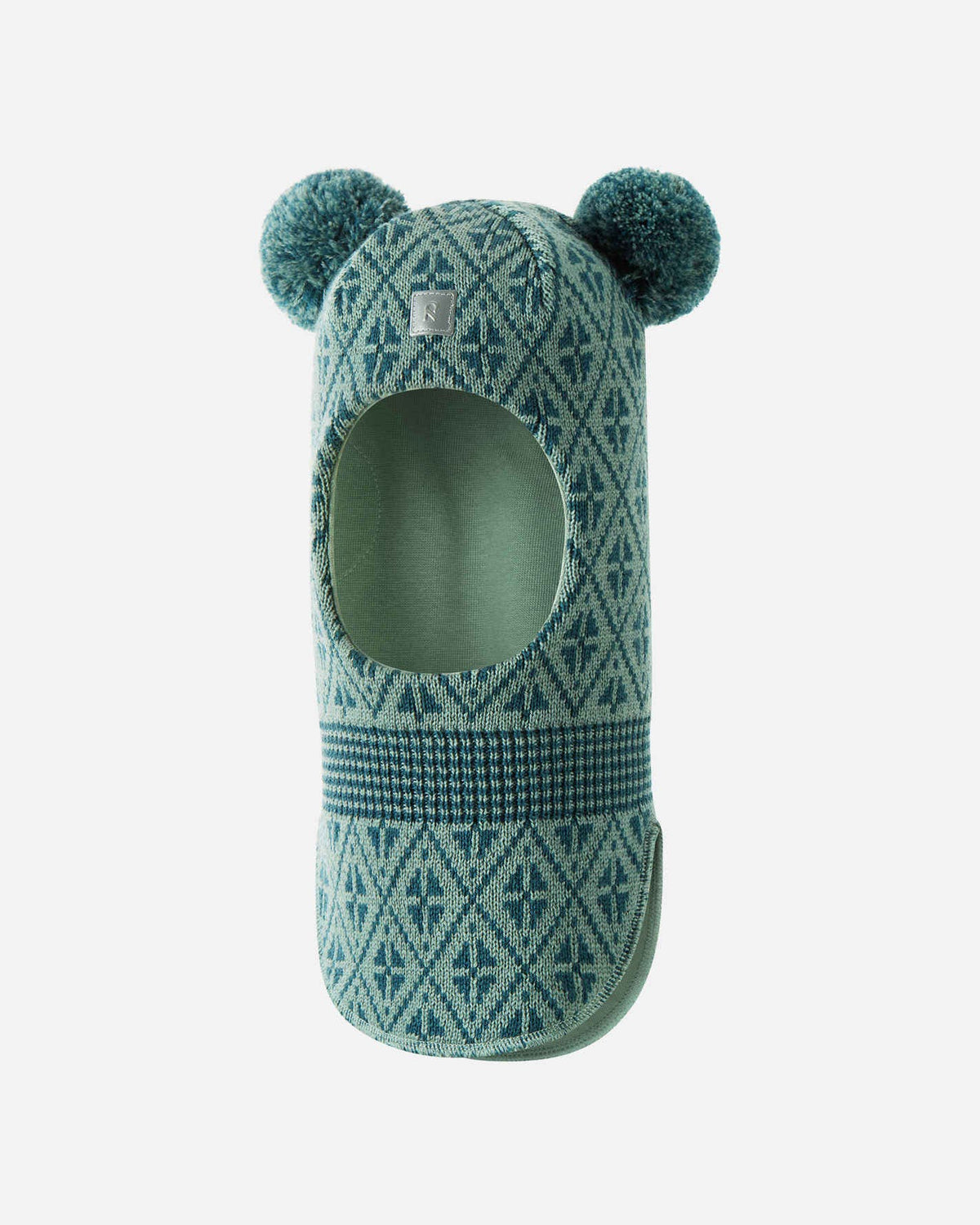 Reima Kuuraan Merino-Balaclava Kinder – Stone Green – Packshot Vorderansicht
