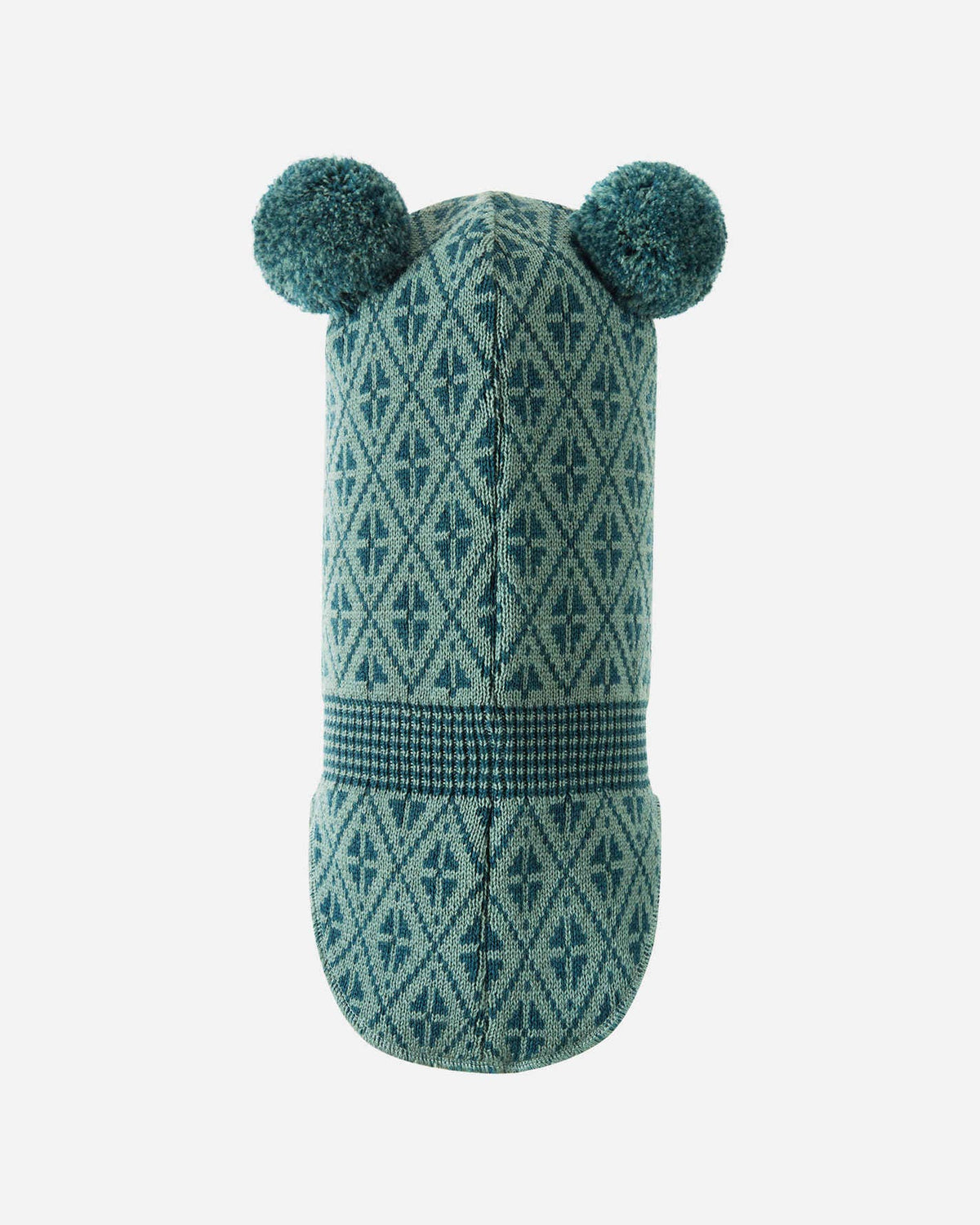 Reima Kuuraan Merino-Balaclava Kinder – Stone Green – Packshot Rückansicht