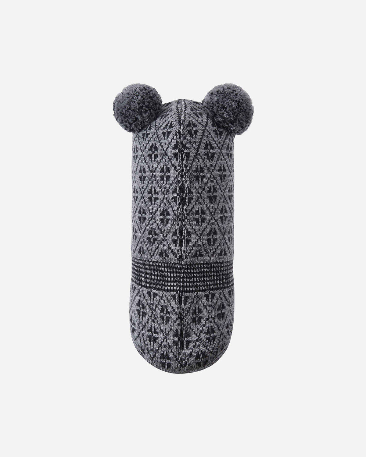 Reima Kuuraan Merino-Balaclava Kinder – Melange Grey – Packshot Rückansicht