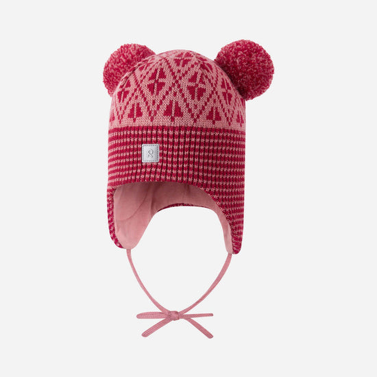 Reima Kuuru Merino-Beanie Kleinkinder – Rose Blush – Ansicht 1