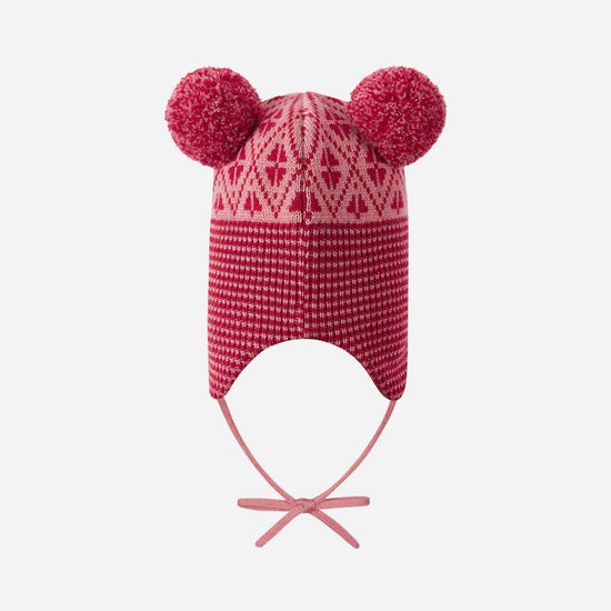 Reima Kuuru Merino-Beanie Kleinkinder – Rose Blush – Ansicht 2