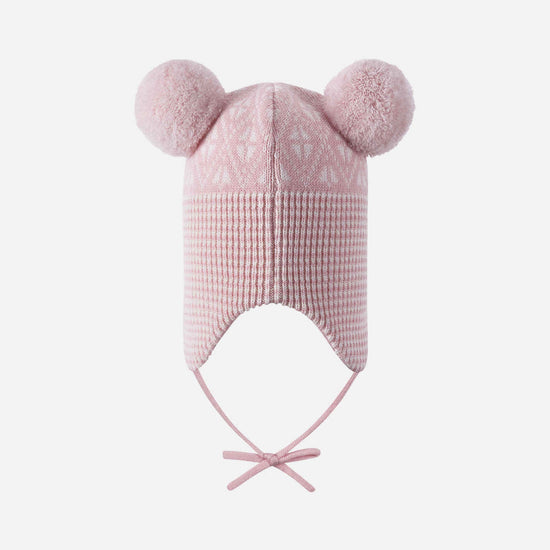 Reima Kuuru Merino-Beanie Kleinkinder – Pale Rose – Ansicht 2