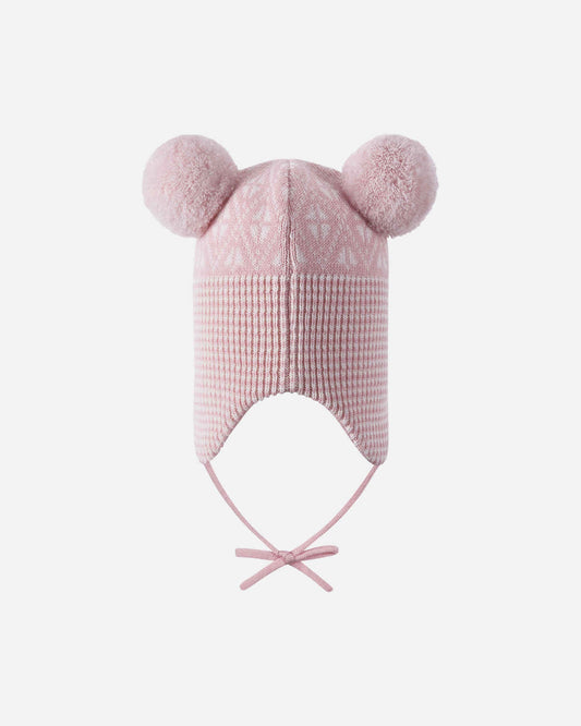 Reima Kuuru Merino-Beanie Kleinkinder – Pale Rose – Ansicht 2