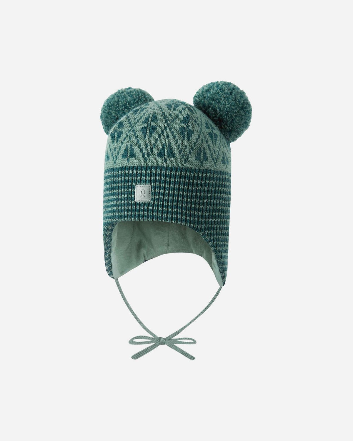 Reima Kuuru Merino-Beanie Kleinkinder – Stone Green – Ansicht 1