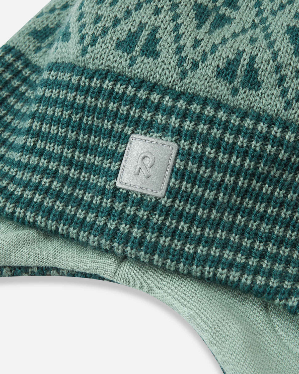 Reima Kuuru Merino-Beanie Kleinkinder – Stone Green – Ansicht 3