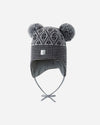 Reima Kuuru Merino-Beanie Kleinkinder – Melange Grey – Ansicht 1