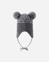 Reima Kuuru Merino-Beanie Kleinkinder – Melange Grey – Ansicht 2
