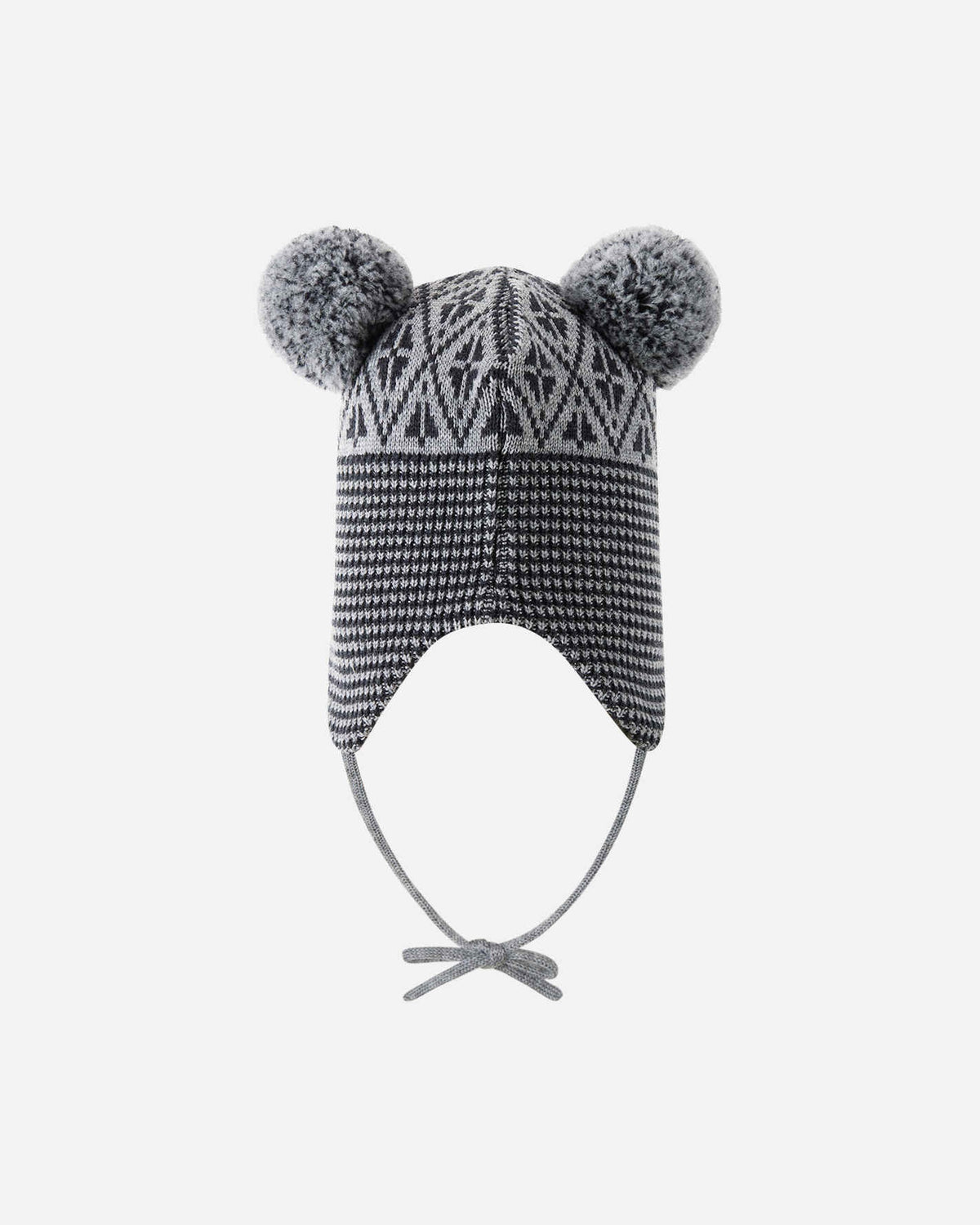 Reima Kuuru Merino-Beanie Kleinkinder – Melange Grey – Ansicht 2