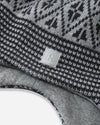 Reima Kuuru Merino-Beanie Kleinkinder – Melange Grey – Ansicht 3