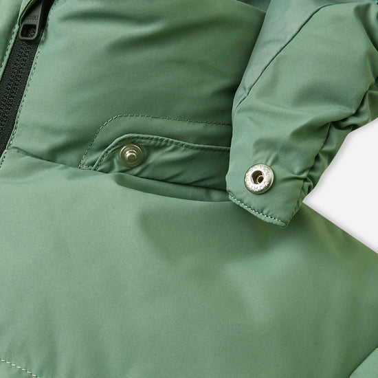 Reima Paimio Daunenjacke Kinder Green Clay Ansicht 10