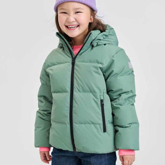 Reima Paimio Daunenjacke Kinder Green Clay Ansicht 11