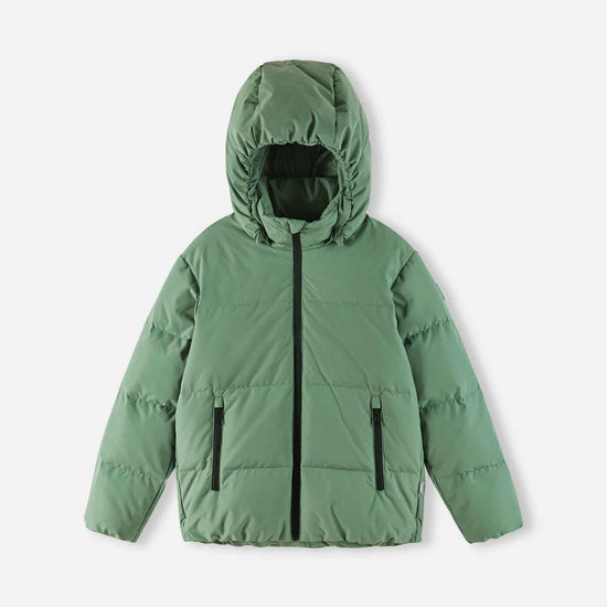 Reima Paimio Daunenjacke Kinder Green Clay Ansicht 3