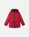 Reima Syddi ReimaTec 3-in-1 Winterjacke Kinder Cranberry – Packshot Vorderseite