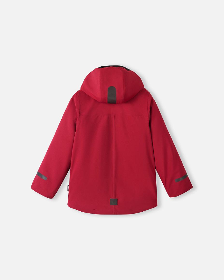 Reima Syddi ReimaTec 3-in-1 Winterjacke Kinder Cranberry – Packshot Ansicht 2