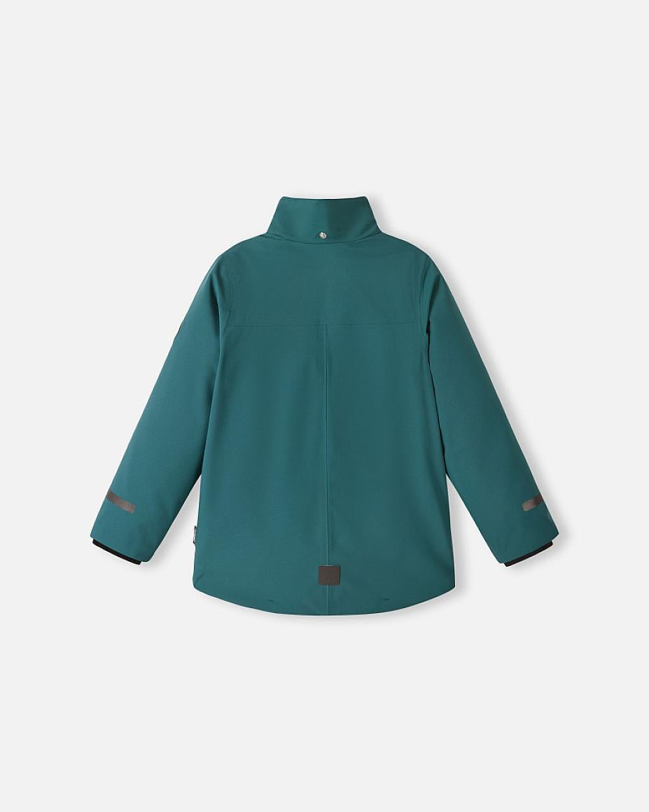 Reima Syddi ReimaTec 3-in-1 Winterjacke Kinder Dark Teal – Packshot Ansicht 2