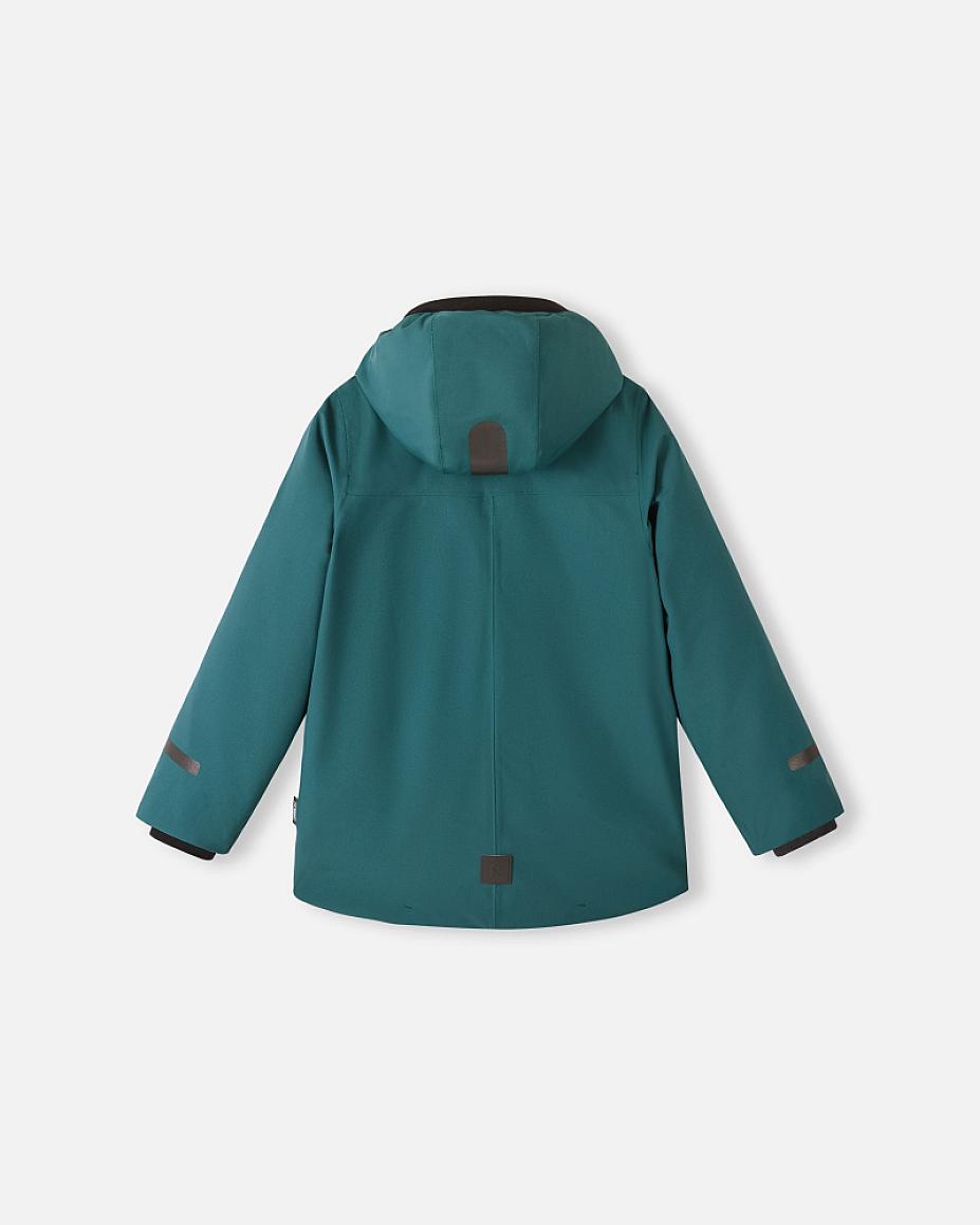 Reima Syddi ReimaTec 3-in-1 Winterjacke Kinder Dark Teal – Packshot Ansicht 3