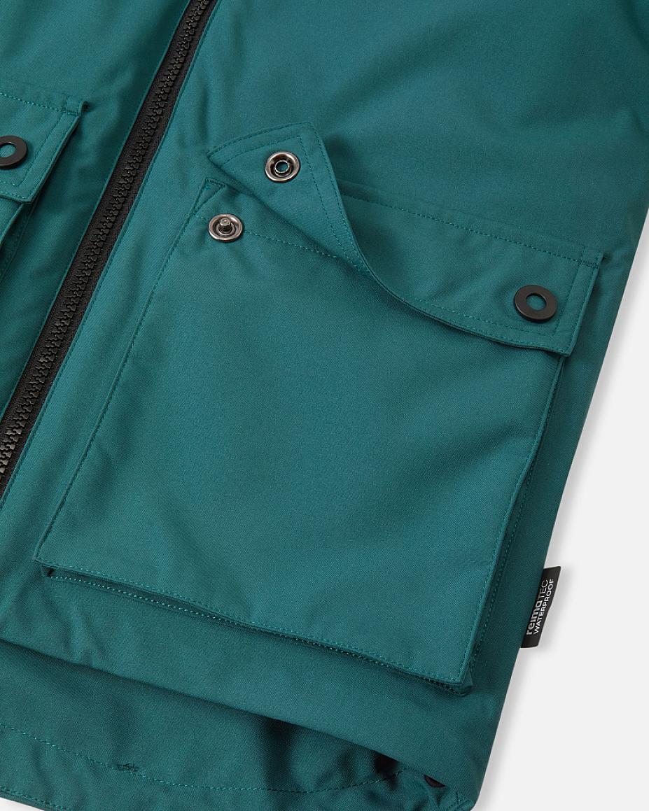 Reima Syddi ReimaTec 3-in-1 Winterjacke Kinder Dark Teal – Packshot Ansicht 8