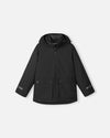 Reima Syddi ReimaTec 3-in-1 Winterjacke Kinder Black – Packshot Vorderseite