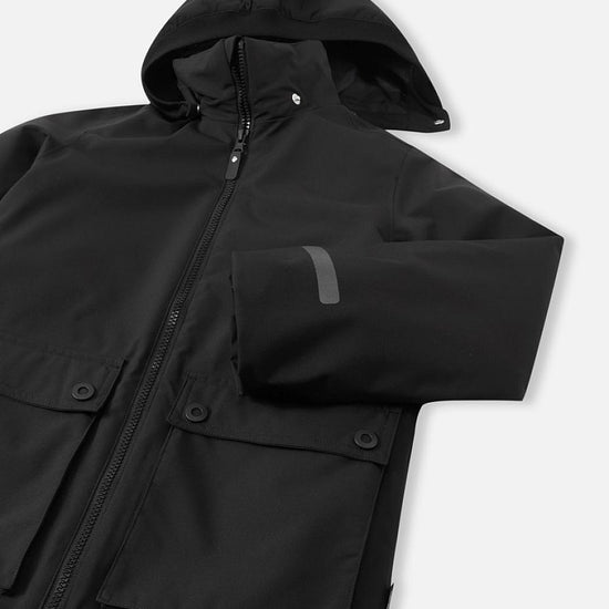 Reima Syddi ReimaTec 3-in-1 Winterjacke Kinder Black – Packshot Ansicht 3