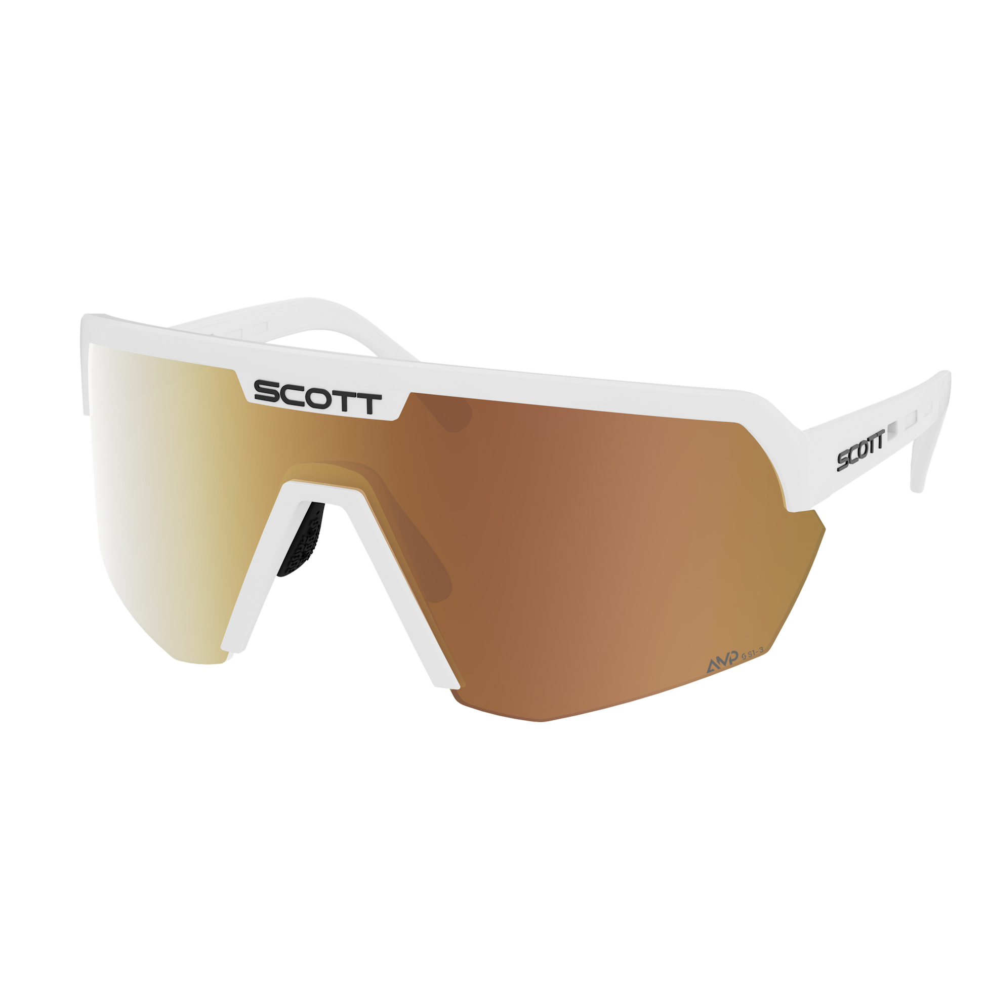 SCOTT 289233 – white matt / AMP LS gold chrome S1-3
