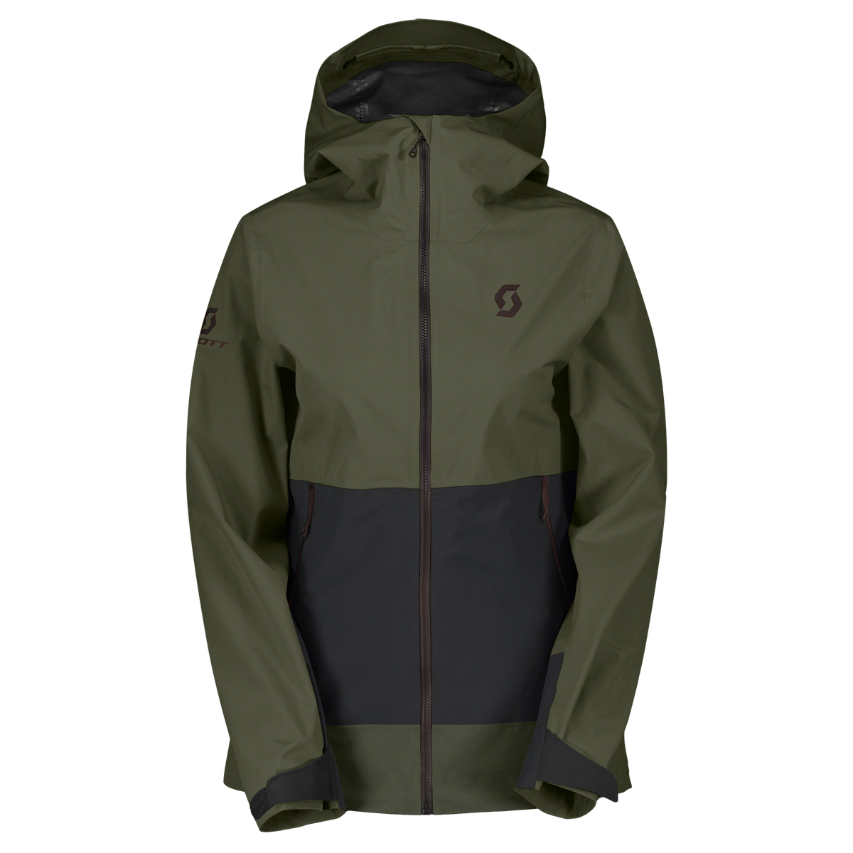SCOTT Jacket Dryo Pro 2.5L für Damen in Douglas Green – Vorderansicht