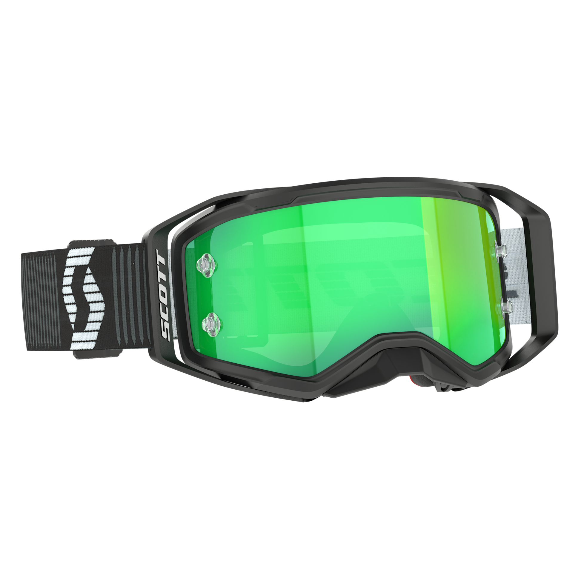SCOTT 421471 – black/white / green chrome works