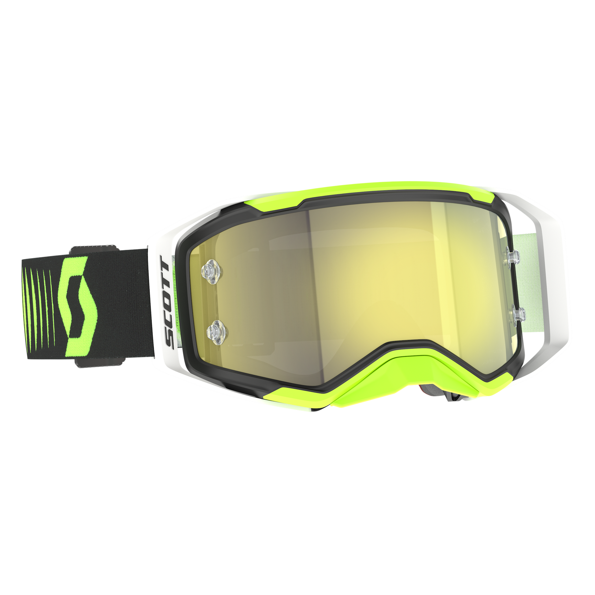 SCOTT 421471 – doppler black/neon yellow / yellow chrome works