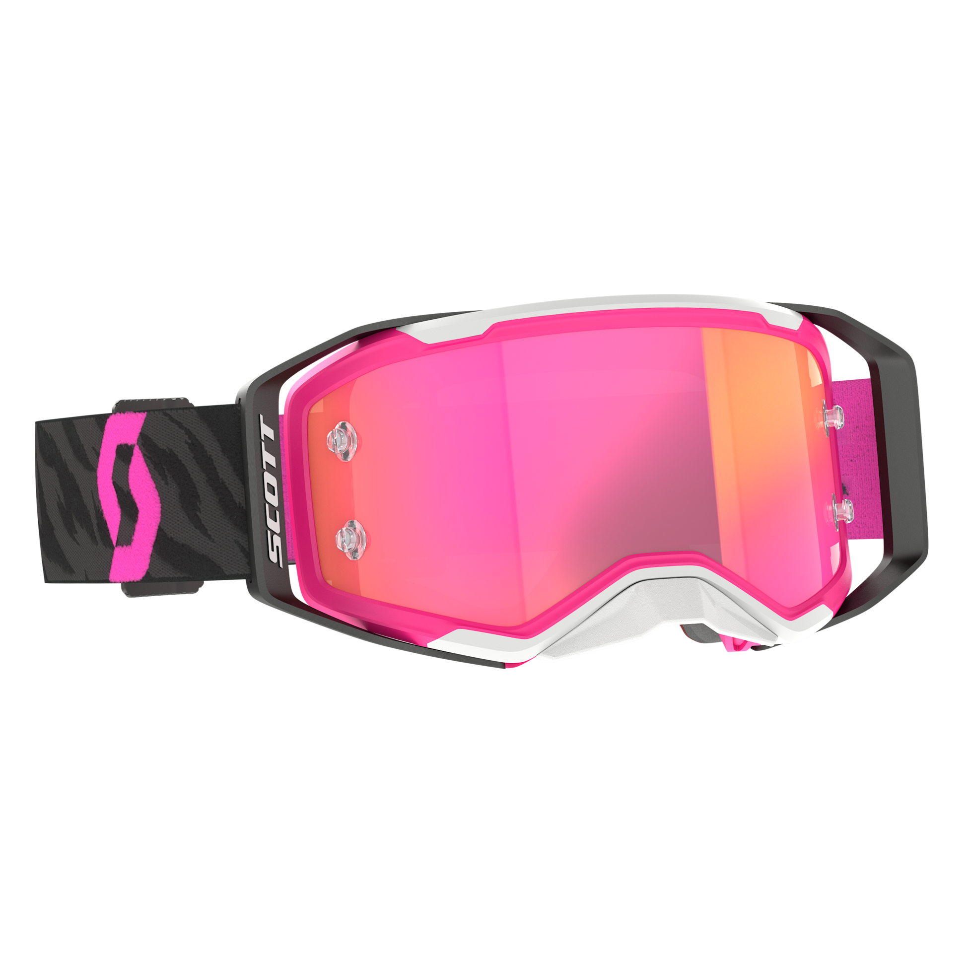 SCOTT 421471 – zebra black/pink / pink chrome works