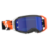 SCOTT 421478 – black/neon orange / blue chrome works
