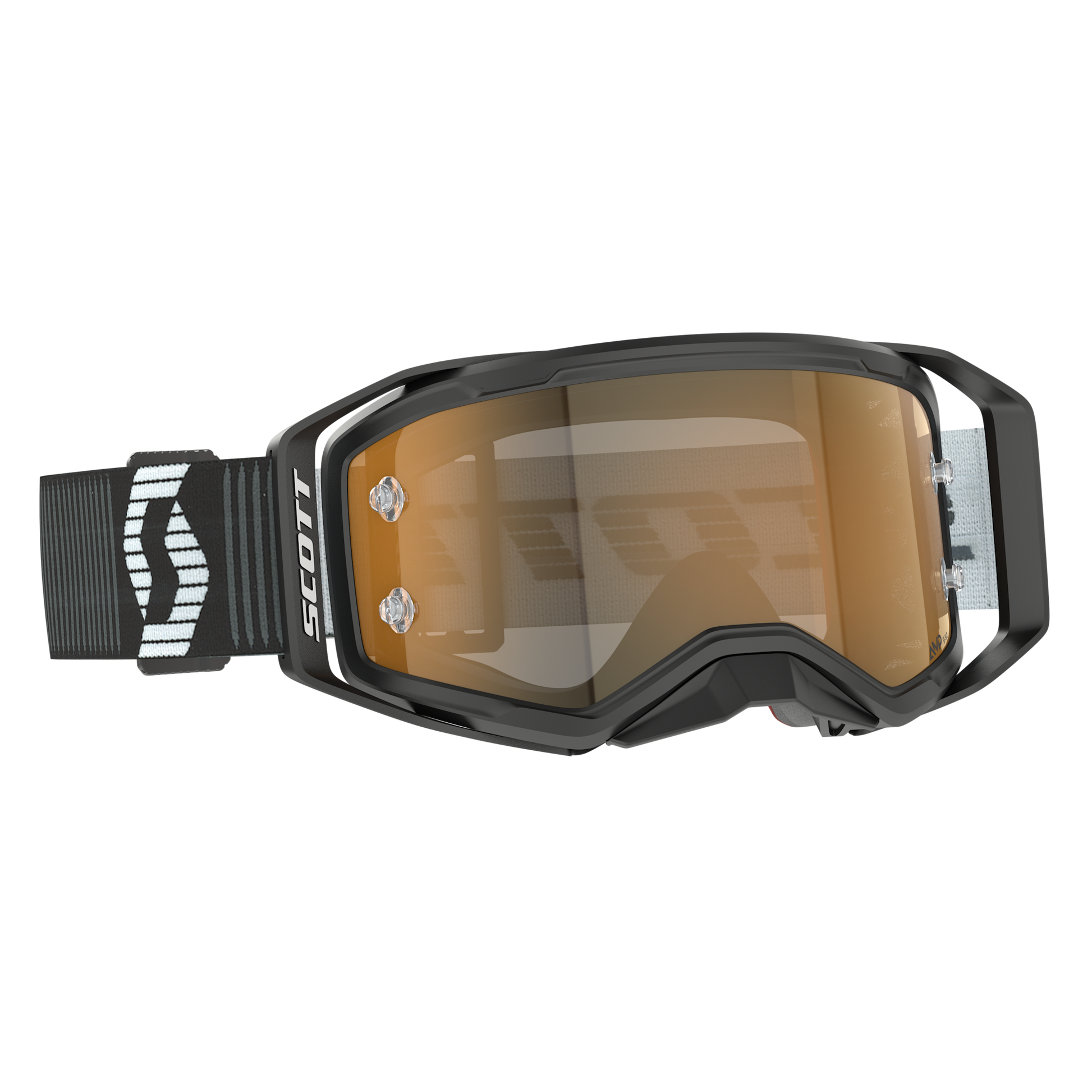 SCOTT 421478 – black/white / gold chrome works