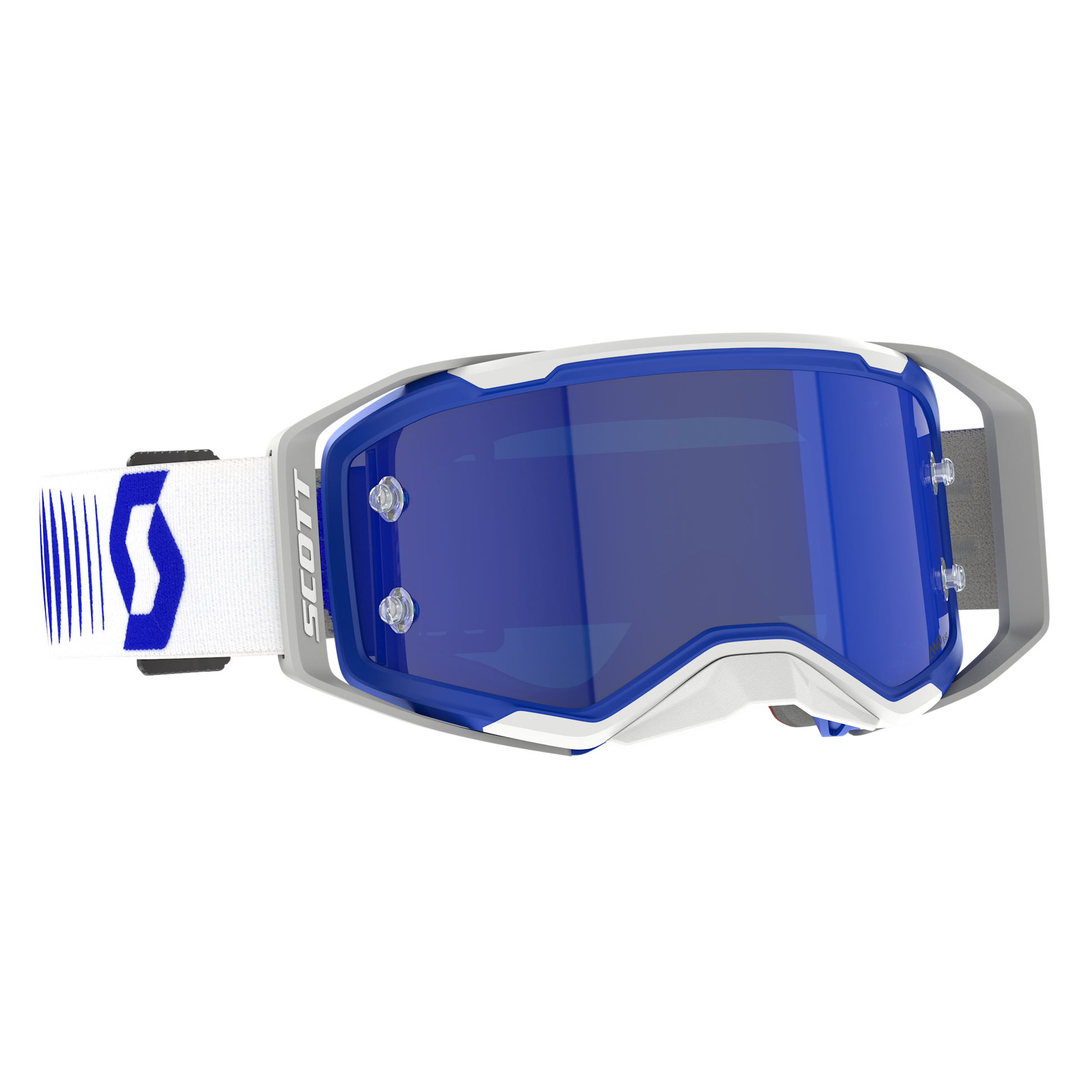 SCOTT 421478 – doppler white/blue / blue chrome works