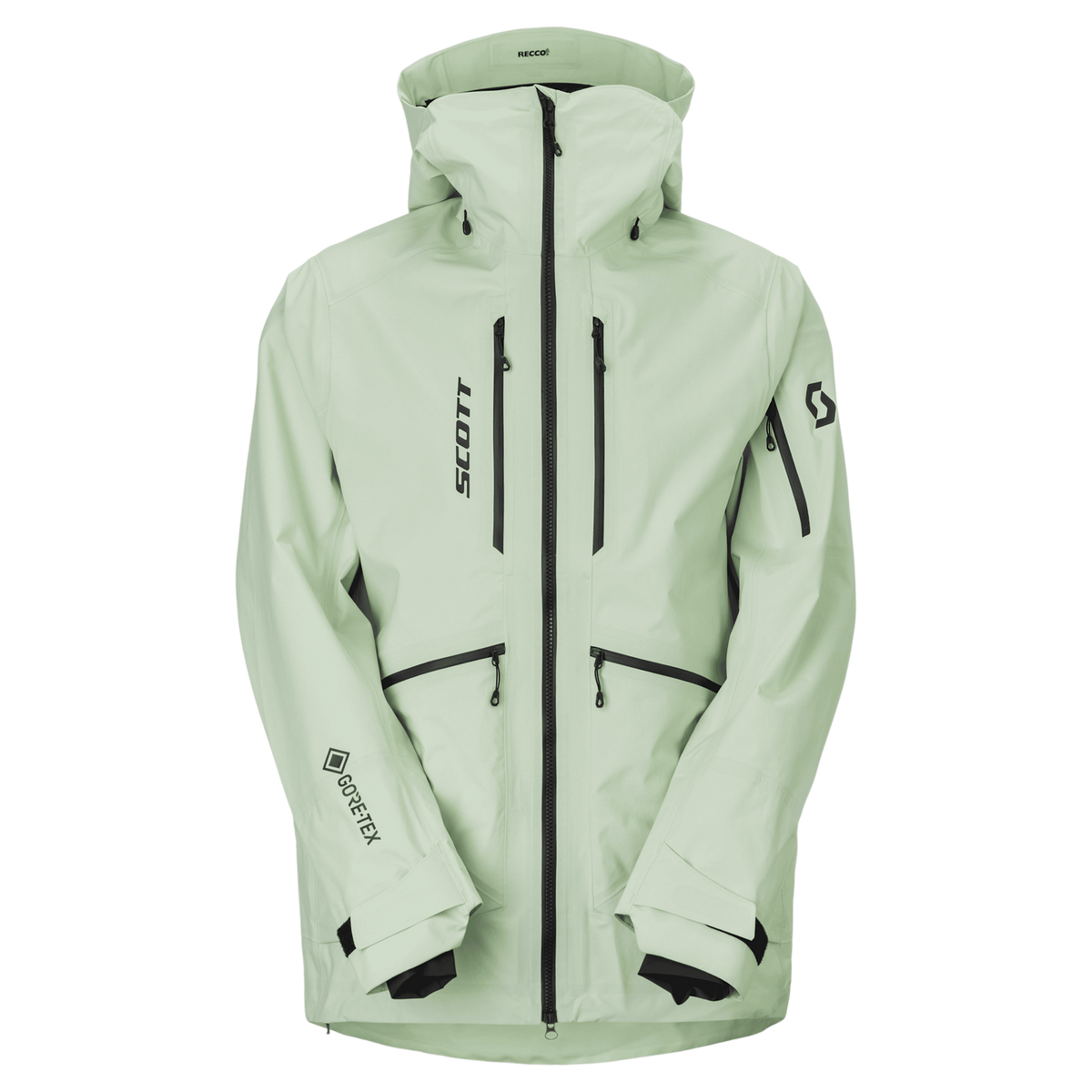 SCOTT Vertic GORE-TEX 3L Wintersportjacke Unisex Vapour Green Vorderansicht
