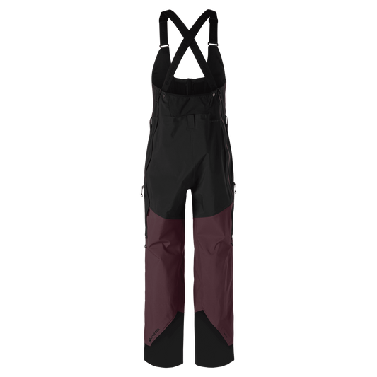 SCOTT Vertic GORE-TEX 3L Wintersporthose Unisex Black / Cocoa Red Rückansicht