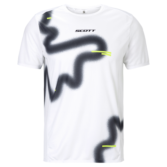 SCOTT RC Run Kurzarmshirt Herren white/black – Packshot