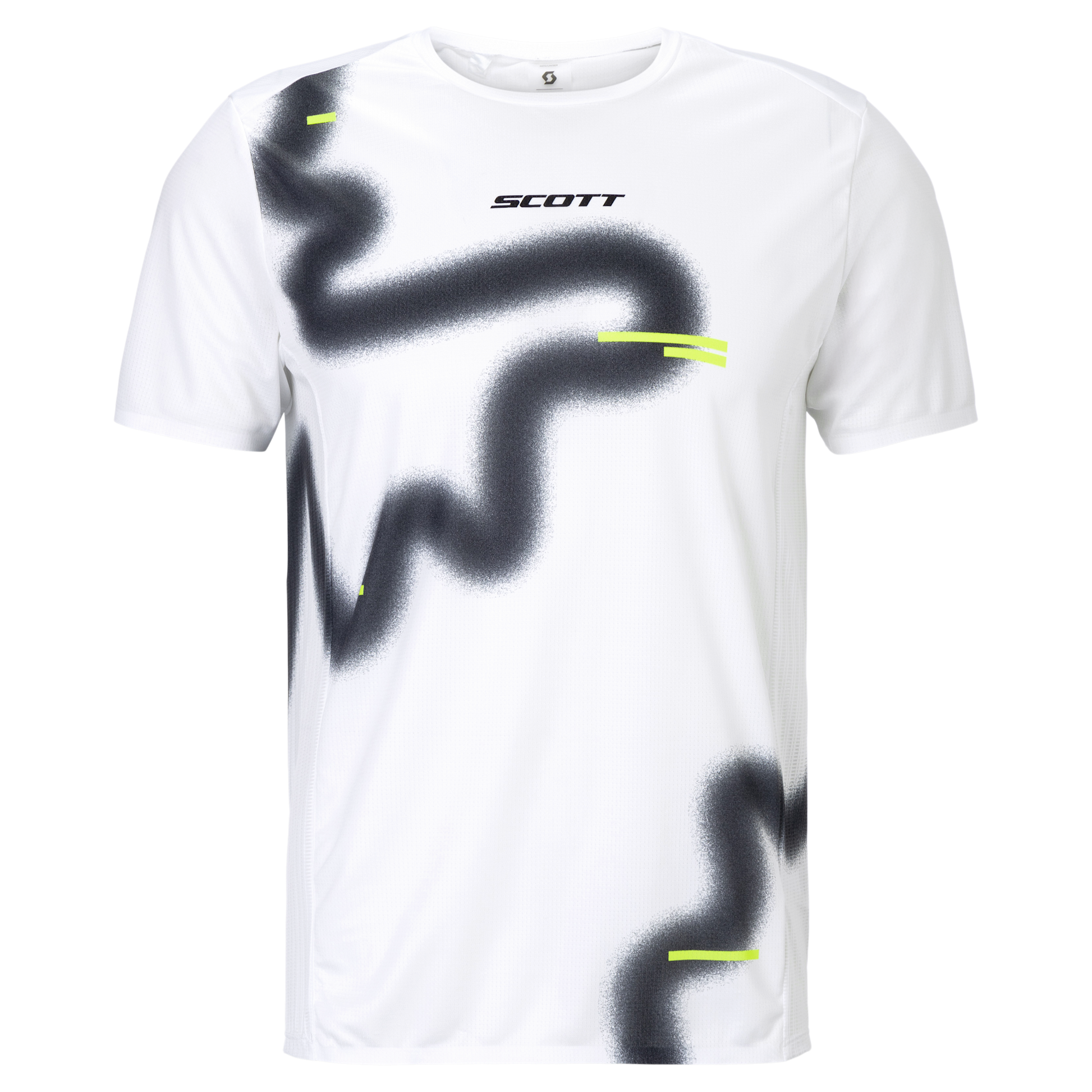 SCOTT RC Run Kurzarmshirt Herren white/black – Packshot