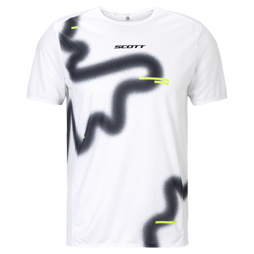 SCOTT RC Run Kurzarmshirt Herren white/black – Packshot