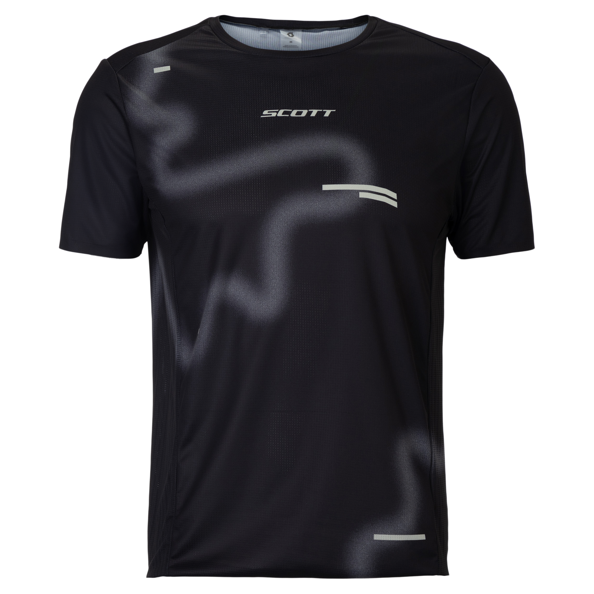 SCOTT RC Run Kurzarmshirt Herren black/spray grey – Packshot