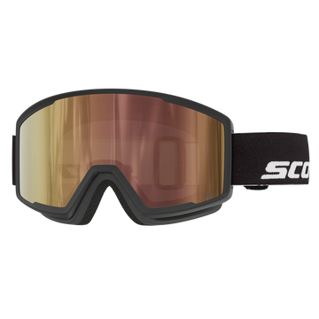 SCOTT Trace Pro Compact Light Sensitive Skibrille Black - AMP LS Cinnamon Chrome S1-3 Ansicht 1